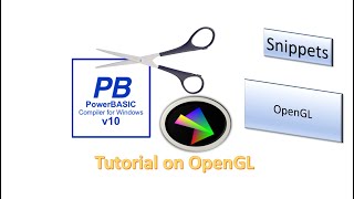 PowerBasic Snippets  Tutorial on OpenGL [upl. by Nahguav371]