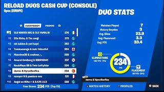 how we got 8th in duo cash cup reload 450 [upl. by Olly182]