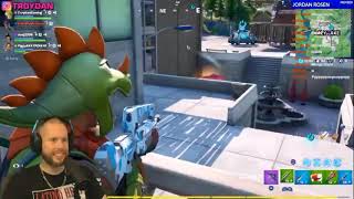 Troydan Plays Fortnite With DonJ Eddie and Piggy [upl. by Ianteen]