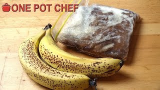 Quick Tips Saving Over Ripe Bananas  One Pot Chef [upl. by Ashwin]