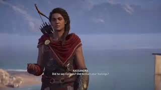 AC Odyssey  Kassandra roasts the Cyclops of Kephallonia twice [upl. by Sumer746]