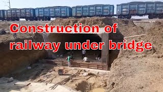 Construction of railway under bridge from precast concrete best civil engineering super structure [upl. by Iinden]