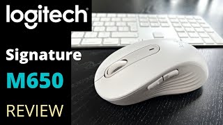 Logitech Signature M650 Review  Best wireless mouse for your M1 Macbook and home setup [upl. by Namrak104]