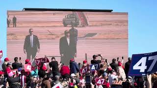 Donald Trump arrives in Albuquerque New Mexico MAGA rally 103124 USA [upl. by Atiugram534]