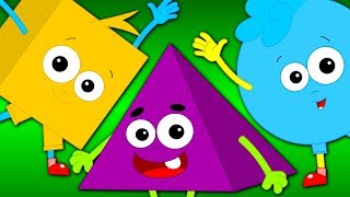 Shapes Song  Learn Shapes  Nursery Rhyme For Kids  Baby Songs  Video For Children [upl. by Sneve351]