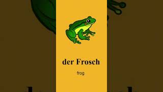 die Tiere  Learn German easily and by fun shorts deutschlernen [upl. by Avonasac]