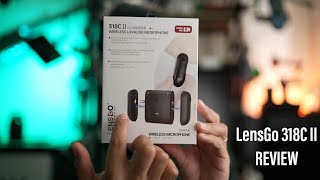 LensGo 318C II Dual Wireless Microphone REVIEW [upl. by Banebrudge]