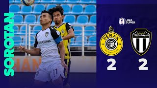 Perak FC 22 Terengganu FC  Sorotan Perlawanan Liga Super 202425 [upl. by Drahcir]