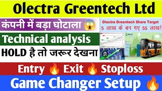 Olectra Greentech share latest news today • Olectra Greentech share targets for tomorrow [upl. by Sucramej]