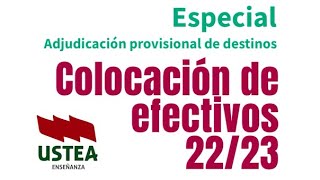 Tutorial colocación de efectivos 202223 USTEA [upl. by Nwahsek338]