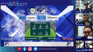 JAGUARES VS MILLONARIOS FECHA 11  CASA AZUL RADIO 1040 [upl. by Aynosal]