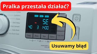 Naprawa pralki Samsung eco bubble błąd 5E [upl. by Eldred204]