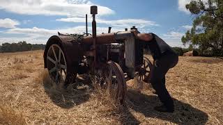 How to start and drive a 1923 Fordson F tractor [upl. by Bergstein]