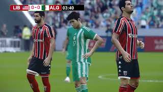 2025 Algeria vs Liberia Live Score EFootball PES 21 Simulation Gameplay [upl. by Aetnahs835]