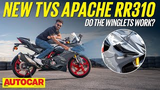 2024 TVS Apache RR310 review  Now more trackfocused  First Ride  Autocar India [upl. by Nerro]