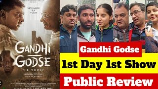 Gandhi Godse Ek Yudh Movie Public Review  Gandhi Godse Public Reaction  Gandhi Godse movie review [upl. by Dareg]