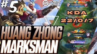 Huang Zhong Unstoppable build  Huang Zhong Marksman Gameplay 5  Honor of Kings [upl. by Comptom]