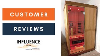 Influence Sauna Reviews  Best Infrared Sauna  High Heat [upl. by Mehalek500]