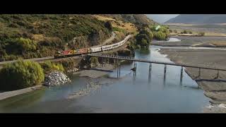 TranzAlpine Rail New Zealand [upl. by Nivej925]