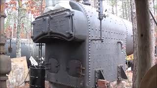 EARLY 1900S KEWANEE BOILER FIRE UP WILL IT BLOW UP [upl. by Einnaoj857]