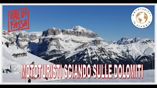 MOTOTURISTI SULLE DOLOMITI VAL DI FASSA DAL 13 AL 20 GENNAIO 2024 [upl. by Ellga399]