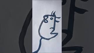 Easy rat🐁 from numbers art youtubeshorts diy draw youtube ytshorts shorts creative kids yt [upl. by Jay]