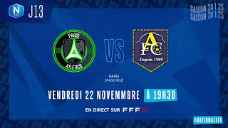 J13 I Paris 13 Atletico vs Aubagne FC en replay 10I National FFF 20242025 [upl. by Etnod]