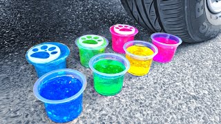 Crushing Things With Car Best Compilation  Experiment Car Wheel VS Slime Balloons Toys [upl. by Novia]