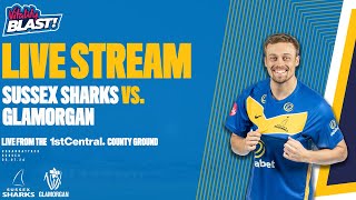 Sussex Sharks vs Glamorgan Live🔴  T20 Vitality Blast [upl. by Siron]