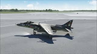 DC Designs AV8B Harrier II second VTOL test [upl. by Russell]