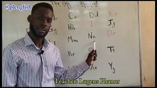 Learn the English alphabet lesson 1  Aprann alfabe Angle a leson 1 [upl. by Anaiq645]