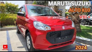 Maruti Alto K10 Vxi Plus 2024  Most Detailed Review [upl. by Telfer]