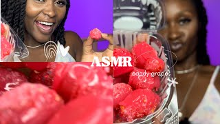 ASMR candy grapes [upl. by Yadseut]