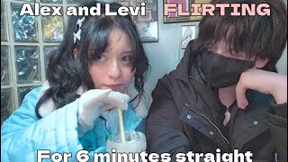 ALEX AND LEVI flirting for 6 minutes straight Sus version [upl. by Crowns]