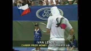 Australian Open 1991 SF Lendl vs Edberg 14 [upl. by Kimball]