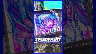 MIKU SPEEDPAINT  Huion Kamvas pro 1625k  Medibang Paint pro [upl. by Enyamrahc]