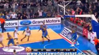 Euroleague 2010 Playoffs Game 4 Partizan Belgrade  Maccabi Tel Aviv 7667 1410 Highlights [upl. by Akimat]