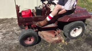 Gravely Mower Deck  First Test On The Onan B43M [upl. by Terence]