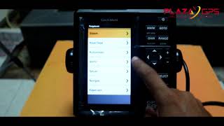 Setting bahasa garmin gpsmap 585 plus fishfinder [upl. by Notsrik]