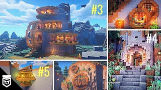 Minecraft Top 5 Mountain Base Tutorials [upl. by Gherlein]