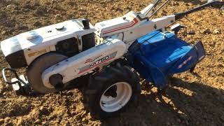 ISEKI KA750 Tiller with Rotovator by 5°C [upl. by Einhorn]