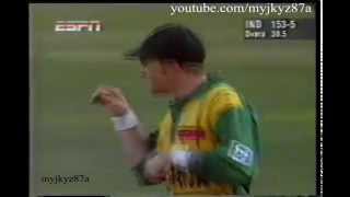 Jonty Rhodes 10 Remarkable quotDirect Hitquot Run Outs [upl. by Atrebla]