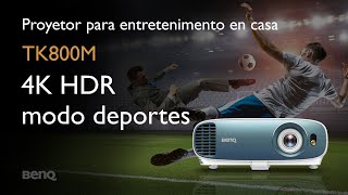 Proyector TK800M para Cine en Casa 4K  BenQ [upl. by Rozamond]