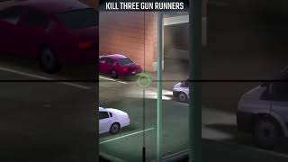 Pure sniper game gaming YouTube shorts kill three gun runners [upl. by Hakeber]