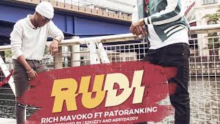 Rich Mavoko ft Patoranking  Rudi Official Audio [upl. by Enneyehs]