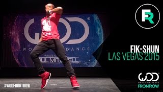 FikShun  FRONTROW  World of Dance Las Vegas 2015  WODVEGAS15 [upl. by Anaillil]