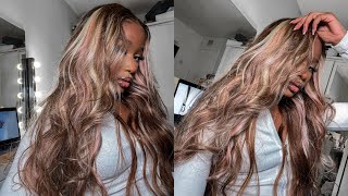 Flawless Rose Pink Highlight Body Wave Wig  Easy amp Quick Install  Yolissa Hair [upl. by Cheri392]