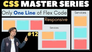 One Line of Code to Make Responsive Div Layout using FLEX in CSS Master Series in Hindi in 2020 11 [upl. by Loats]