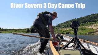 3 Day Canoe Trip down the River Severn  Day 1 Tarp and Bivvy Woodland Wild Camp Beef Stew [upl. by Jarrod]