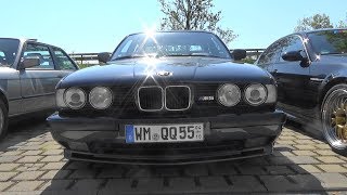 BMW M5 E34  2nd BMW M amp Classic Meeting  BMW Dealer  Stuttgart Vaihingen [upl. by Krawczyk809]